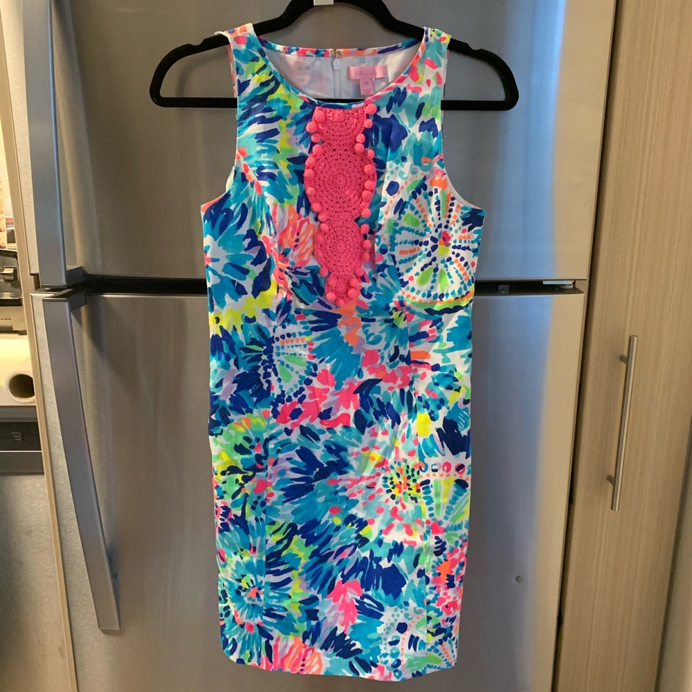 Playful, cotton shift dress